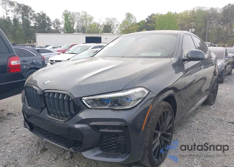 2022 BMW X6 xDrive40I из США, поврежденный, VIN 5UXCY6C08N9J52159
